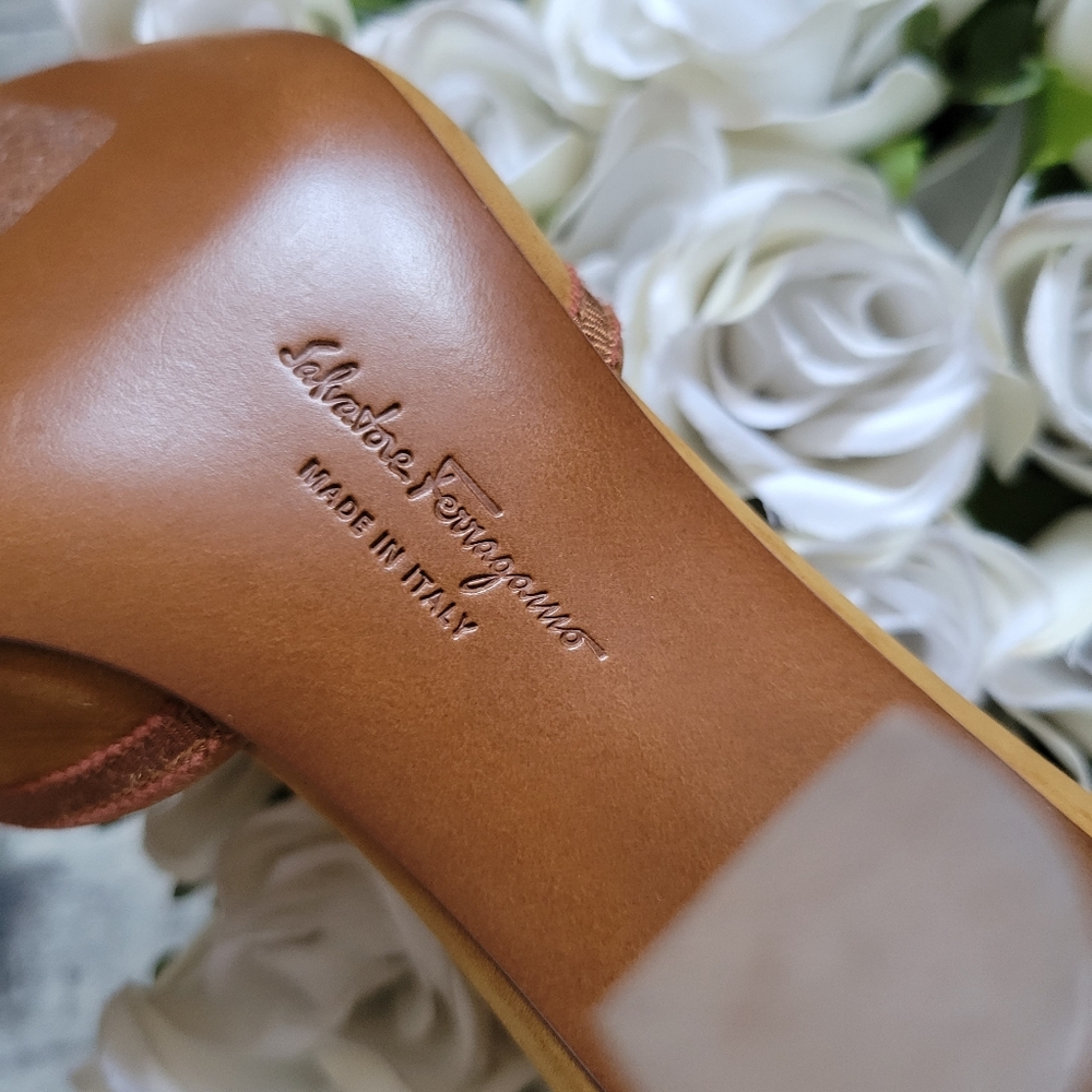 Salvatore Ferragamo Suede Mules - Picture 5 of 7